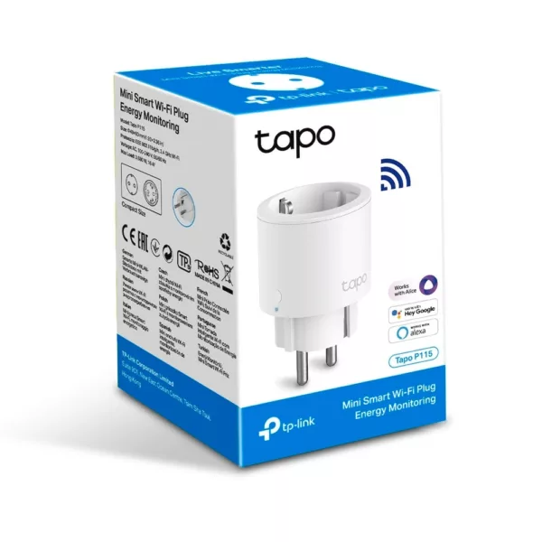 TP-Link Smart-Home-Zubehör »Tapo P115 (1er Pack) Mini Smart Wi-Fi Steckdose« – Bild 2