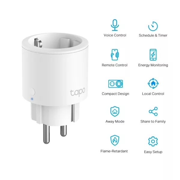 TP-Link Smart-Home-Zubehör »Tapo P115 (1er Pack) Mini Smart Wi-Fi Steckdose« – Bild 4