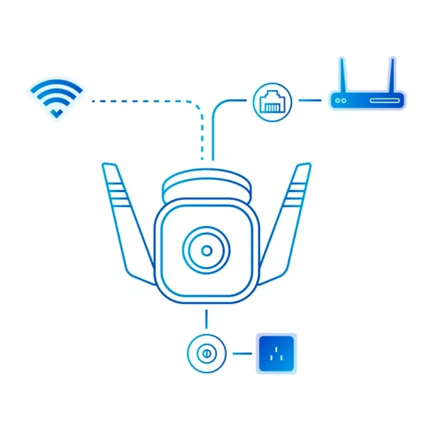 TP-Link Überwachungskamera »TC65 Outdoor Security Wi-Fi Camera«, Außenbereich – Bild 3