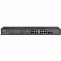 TP-Link TL-SG2218P Netzwerk-Switch L2/L2+ Gigabit Ethernet (10/100/1000) Power over Ethernet (PoE) 1U Schwarz (TL-SG2218P)