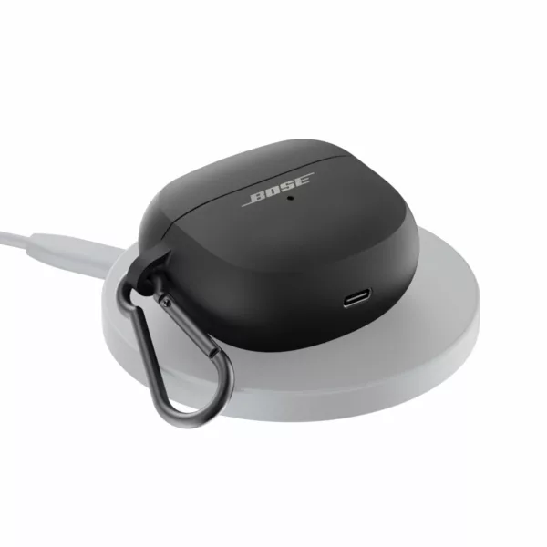 Schutzhülle für kabelloses Ladecase für Bose Ultra Open Earbuds, Schwarz schwarz – Bild 2