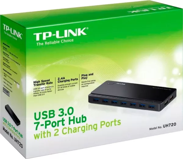 TP-Link USB-Adapter »UH720 7-Port USB 3.0 Hub mit 2 Lade-Ports« – Bild 2