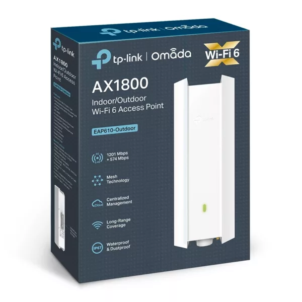 TP-Link Reichweitenverstärker »EAP610-Outdoor 2,4 & 5 GHz AX1800 Wi-Fi 6 Accesspoint« – Bild 3