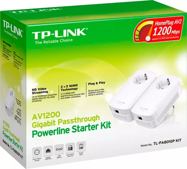 TP-Link Netzwerk-Adapter »TL-PA8010P KIT AV1200 Powerline Starter Kit«, 200 cm – Bild 3
