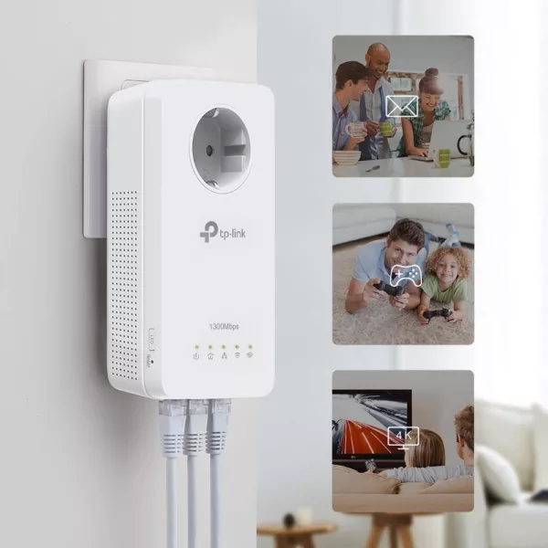 TP-Link Reichweitenverstärker »TL-WPA8631P AV1300 Powerline WLAN AC (3x LAN)« – Bild 3