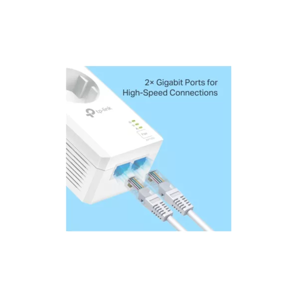 TP-Link Netzwerk-Adapter »AV1000 2-Port Gigabit Powerline Adapter mit Steckdose« – Bild 5
