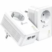 TP-LINK AV1000 2-Port GB Powerline Starter Kit Powerline Einzeladapter Duo Set TL-PA7027P KIT 1000MB