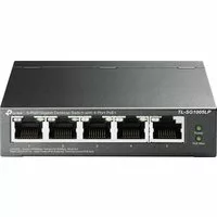 TP-LINK TL-SG1005LP - V1 Netzwerk Switch 5 Port 10 / 100 / 1000MBit/s PoE-Funktion