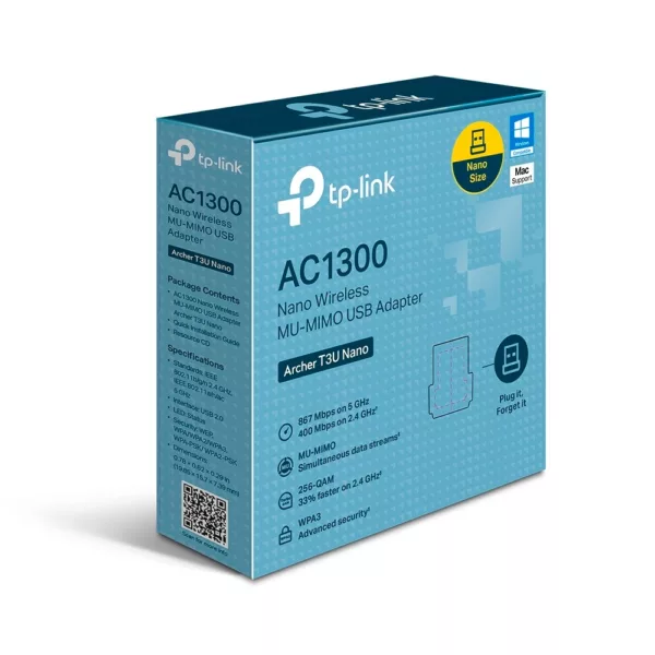 TP-Link Reichweitenverstärker »Archer T3U Nano AC1300 Mini Wi-Fi USB Adapter« – Bild 2