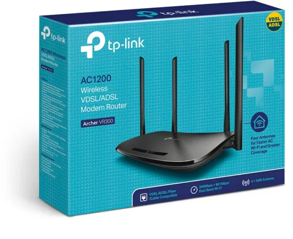 TP-Link DSL-Router »Archer VR300 AC1200 Gigabit WLAN ADSL/VDSL Router« – Bild 3