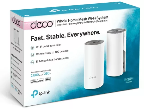 TP-Link WLAN-Repeater »Deco E4 (2er-Pack) AC1200 Whole-Home Mesh Wi-Fi System« – Bild 2