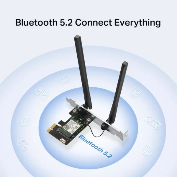 TP-Link Netzwerk-Adapter »Mercusys MA80XE AX3000 Dual-Band Wi-Fi 6 PCI Express Adapter« – Bild 2