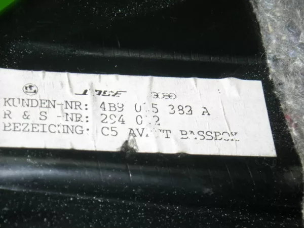 Subwoofer Lautsprecher 4B9035382A