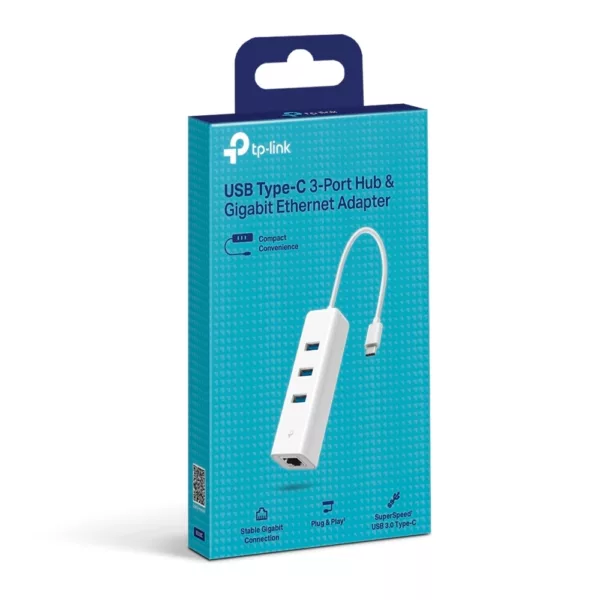 TP-Link Laptop-Dockingstation »UE330C USB Type-C 3-Port Hub & Gigabit Ethernet Adapter« – Bild 3