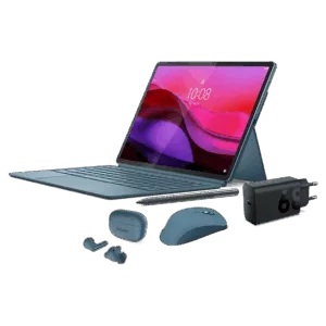 Lenovo Yoga Tab Plus (16GB 256GB) (Wifi) - Tidal Teal + Charging Adaptor, Yoga Pro Mouse & Yoga Ear Buds (Tidal Teal) Qualcomm® Snapdragon™ 8 Gen 3 Prozessor (3,30 GHz )/Android 14 or Later/256 GB UFS 4.0