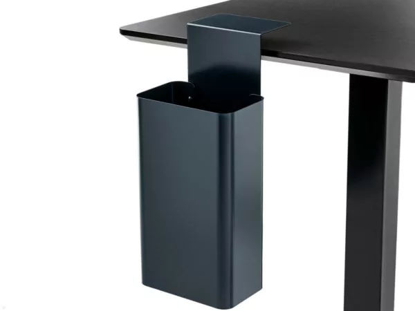 APTO DUSTBIN Schreibtisch Aufbewahrungsbox / Papierkorb mit Tischklemme, marineb...