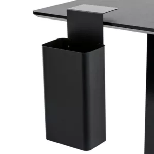 APTO DUSTBIN Schreibtisch Aufbewahrungsbox / Papierkorb mit Tischklemme, schwarz
