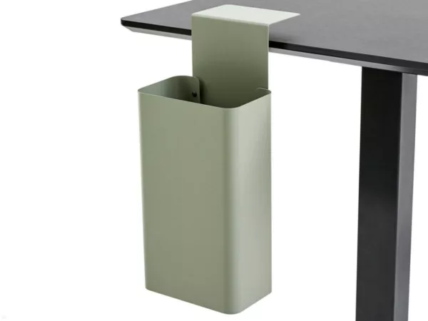 APTO DUSTBIN Schreibtisch Aufbewahrungsbox / Papierkorb mit Tischklemme, olivgr?...
