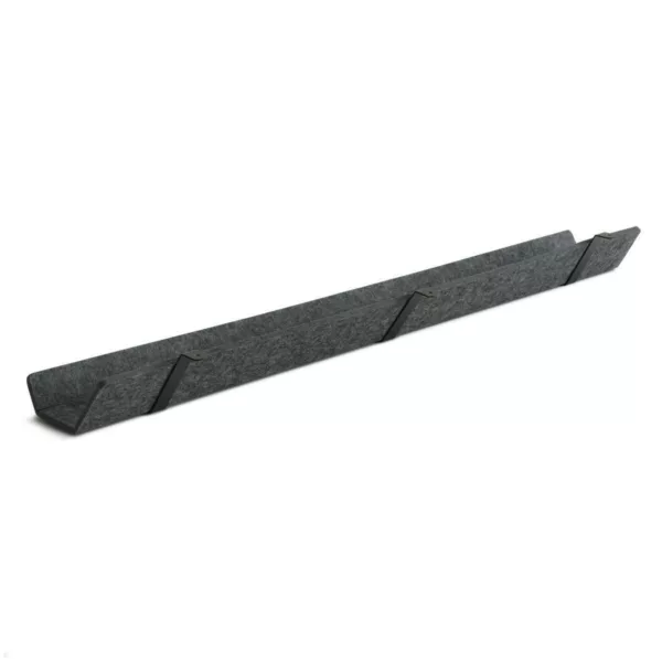 APTO FELT Cabletray Filz Kabelkanal Schreibtisch 1150 mm, anthrazit
