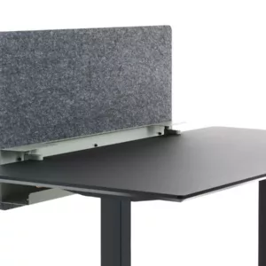 APTO Filz Schreibtisch Trennwand 110x60x1cm mit Tischklemmen, olivgr?n