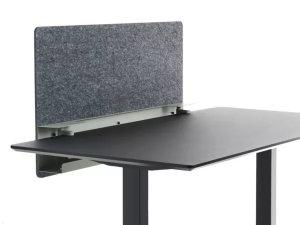 APTO Filz Schreibtisch Trennwand 110x60x1cm mit Tischklemmen, olivgr?n