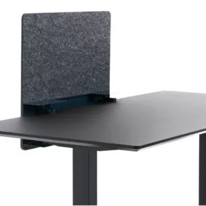 APTO Filz Schreibtisch Trennwand 70x60x1cm mit Tischklemmen, marineblau