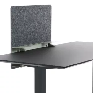 APTO Filz Schreibtisch Trennwand 70x60x1cm mit Tischklemmen, olivgr?n