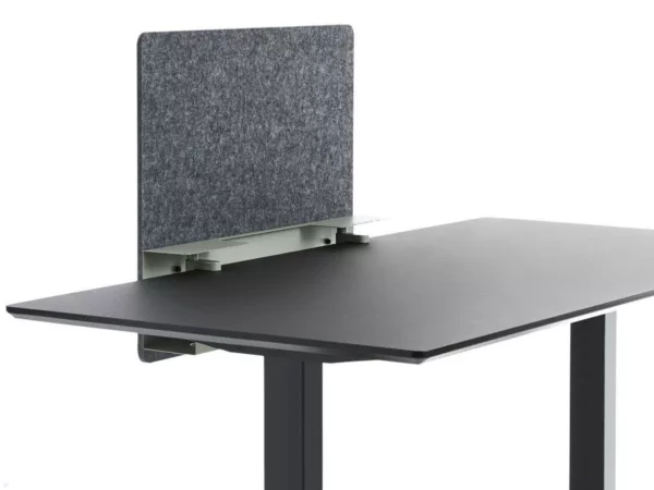 APTO Filz Schreibtisch Trennwand 70x60x1cm mit Tischklemmen, olivgr?n