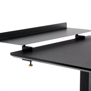 APTO Table Shelf Schreibtisch Ablageboard 72x24cm mit Tischklemmen, schwarz