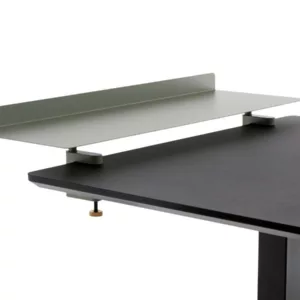 APTO Table Shelf Schreibtisch Ablageboard 72x24cm mit Tischklemmen, olivgr?n