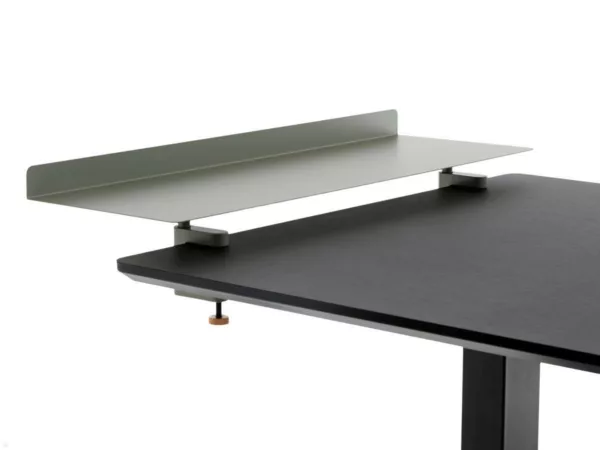 APTO Table Shelf Schreibtisch Ablageboard 72x24cm mit Tischklemmen, olivgr?n