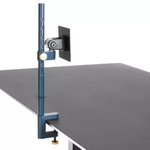 APTO Tisch Monitorhalterung bis 27 Zoll mit Tischklemme, marineblau