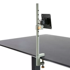 APTO Tisch Monitorhalterung bis 27 Zoll mit Tischklemme, olivgr?n