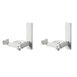 B-Tech BT77W neigbare schwenkbare Lautsprecher Wandhalterung, wei?