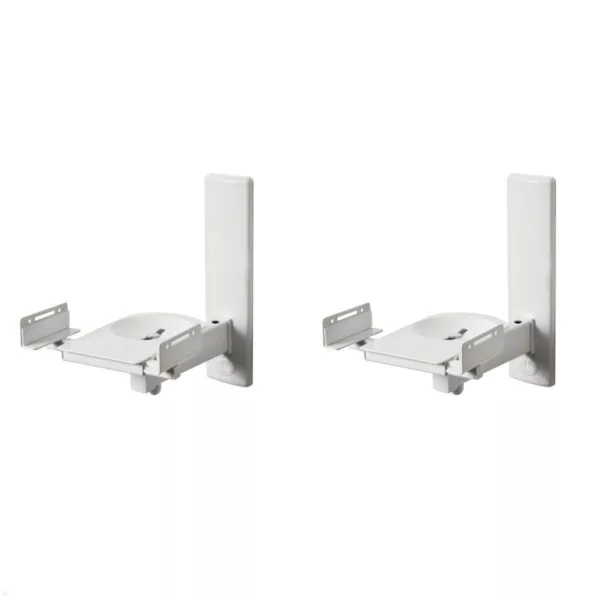 B-Tech BT77W neigbare schwenkbare Lautsprecher Wandhalterung, wei?