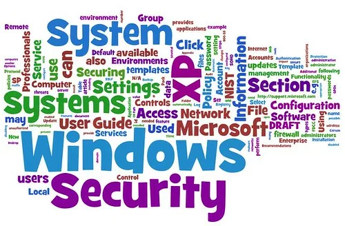 Information Security Wordle: NIST Guide To Securing Microsoft Windows XP Systems For IT Professionals (Draft)