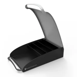BakkerElkhuizen LockerCase B?ro Toolbox, schwarz/silber