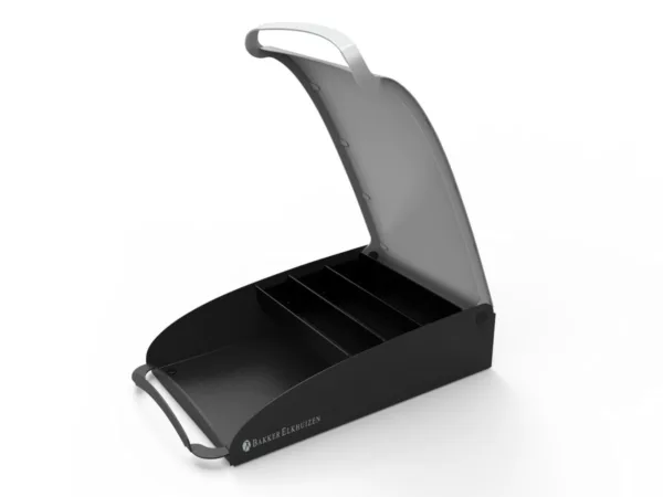 BakkerElkhuizen LockerCase B?ro Toolbox, schwarz/silber