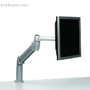 BakkerElkhuizen Monitor Tischhalterung, h?henverstellbar bis 24 Zoll, silber