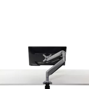 BakkerElkhuizen Monitor Tischhalterung mit Klemme bis 27 Zoll, silber