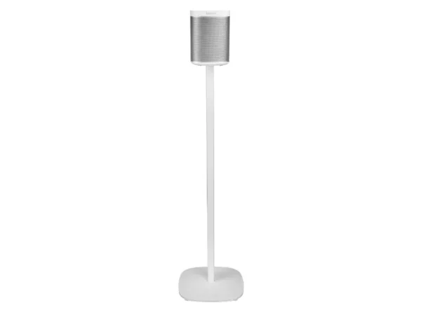 Cavus Lautsprecher Standfu? mit Alu-S?ule f?r Sonos Play:1, wei?