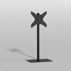 Cavus SQUARE120B44 TV Standfu? rechteckig 32 - 65 Zoll, S?ule 120 cm, schwarz
