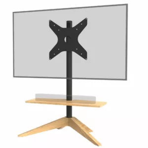Cavus CROSS TV St?nder 32-65 Zoll, S?ule 1200 mm, Eiche