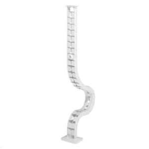 Dataflex Addit Kabelf?hrung mit Magnet f?r Steh-Sitz Tisch 130 cm, wei? (34.460)