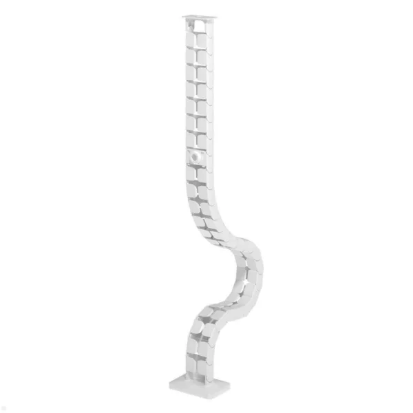 Dataflex Addit Kabelf?hrung mit Magnet f?r Steh-Sitz Tisch 130 cm, wei? (34.460)