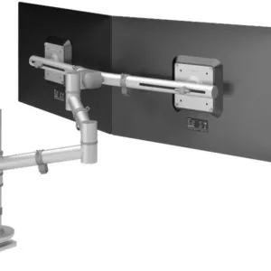 Dataflex Viewgo Monitorhalterung 2 Monitore, silber (48.132)