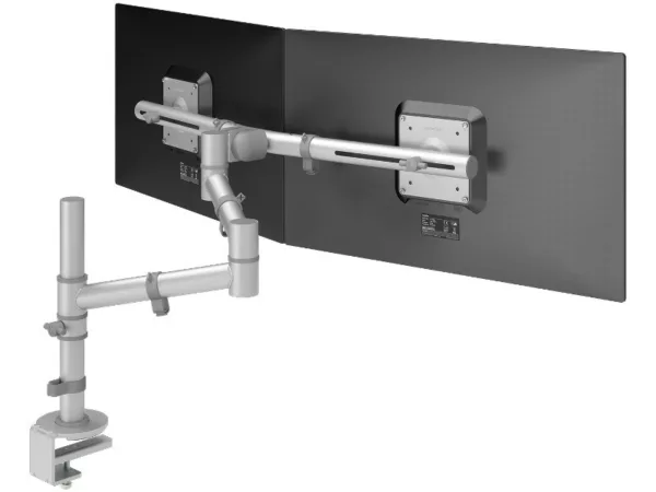 Dataflex Viewgo Monitorhalterung 2 Monitore, silber (48.132)
