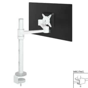 Dataflex Viewlite Monitorhalterung Tisch mit Schwenkarm (58.120), wei?