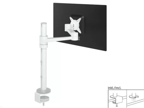 Dataflex Viewlite Monitorhalterung Tisch mit Schwenkarm (58.120), wei?