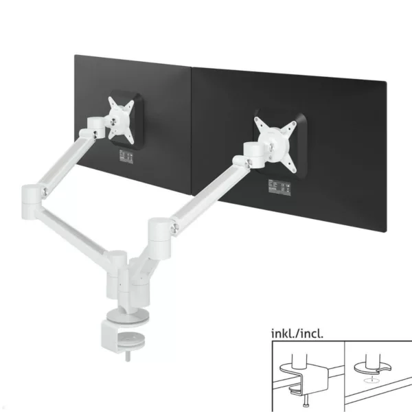 Dataflex Viewlite Plus Monitor Tischhalterung f?r 2 Monitore, wei? (58.650)